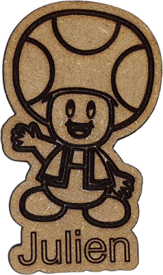 Magnet - Personnage Mario personnalisable
